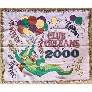 Vintage Club Orleans NYE 2000 blanket